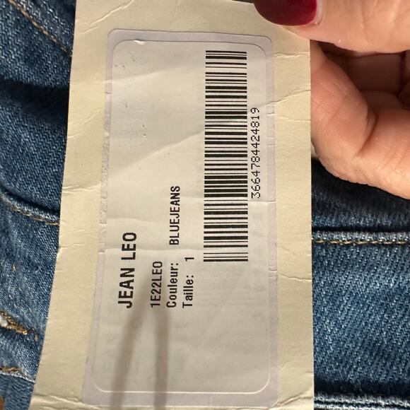 BA&SH Leo Straight-Leg High-Rise Jeans Size 26 or 4 - Picture 6 of 10